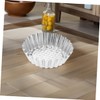 Gatuida 30pcs Stainless Steel Egg Tart Molds with Decorative Fluted