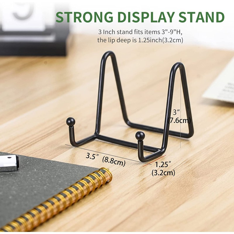 Plate Stand Iron Frame Stand Plate Stand Picture Frame Bookstand,
