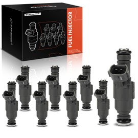 A-Premium Set of 8 Fuel Injectors Compatible with Hyundai Genesis 2009-2011 & Kia Borrego 2009, 4.6L