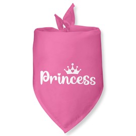 Princess Dog Bandana Dog Birthday Girl Bandana Dogs Pink Funny Gender Reveal Pet Accessories for Pet Lovers Gifts Scarf for Small Medium Dogs & Cats