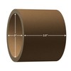 Label Cores 3" Inner Diameter. Rigid Cardboard. Variety of Widths