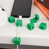6pcs Phone Charger Wire Holders, Magnetic Desk Cable Clips Self