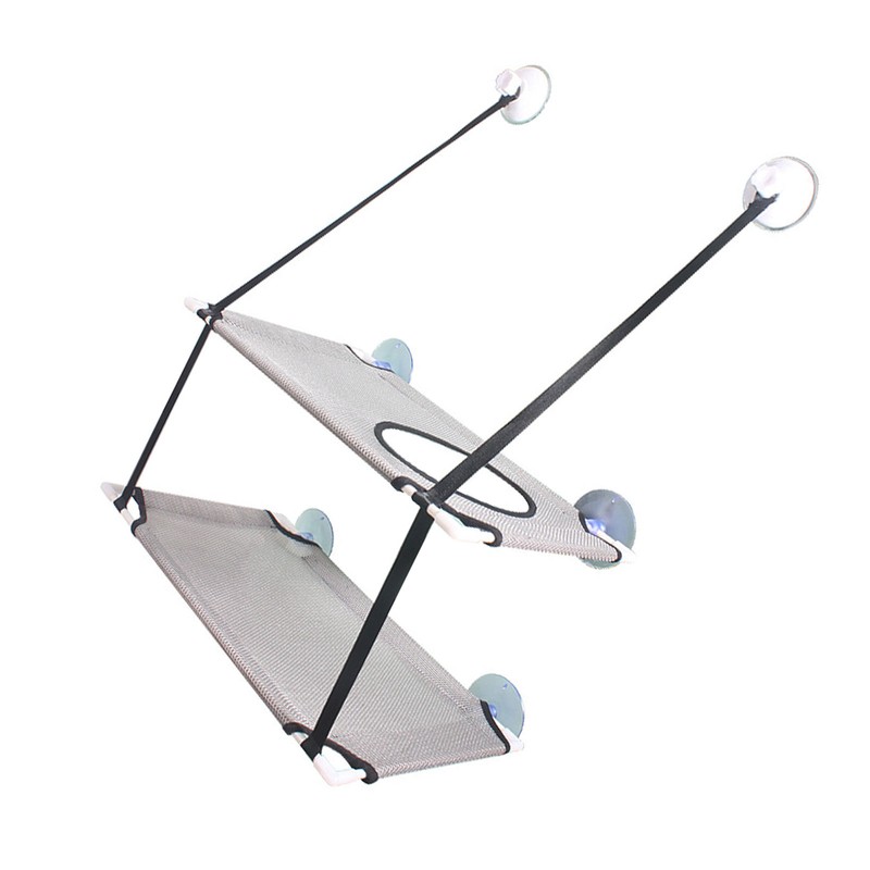 Cat Hammock Double Layer Hanging Installation Strong Suction Cup Soft