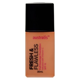 Australis Fresh & Flawless Full Coverage Foundation - Toffee