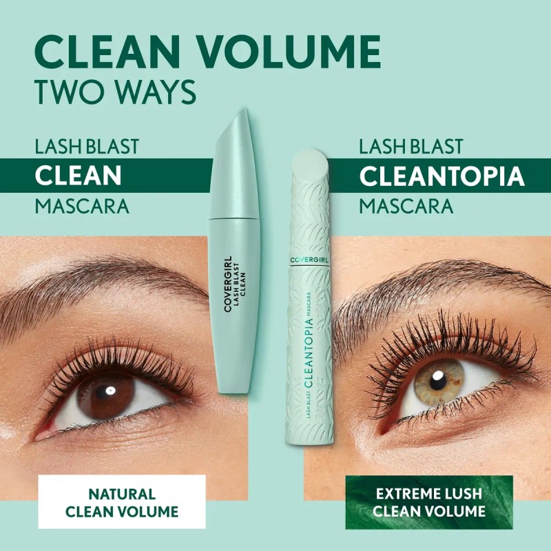 Máscara Covergirl Lash Blast Clean Volume, Impermeable, Vega