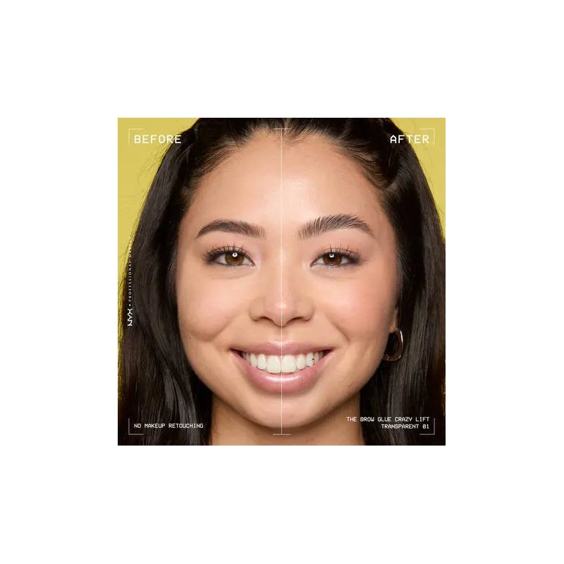 NYX Professional Makeup The Brow Glue Crazy Lift 01