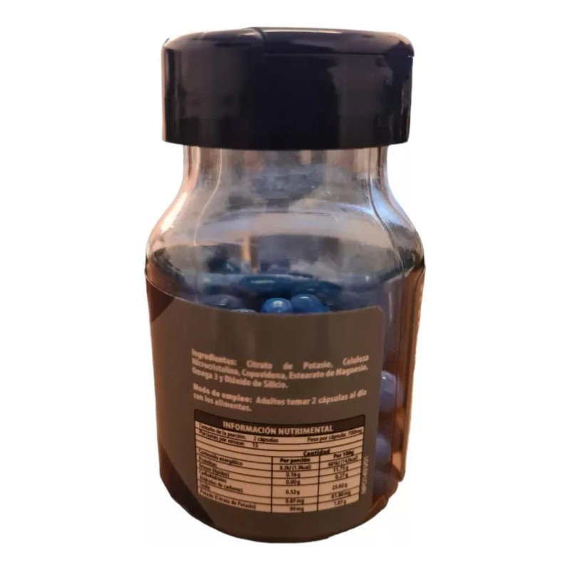 Naturagel Potasio Con Omega 3 700mg 30 Capsulas Sabor Sin