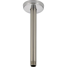 Delta Faucet U4999-SS Universal Showering Components Shower Arm and Flange, Stainless, 9.00 x 2.88 x 9.00 inches