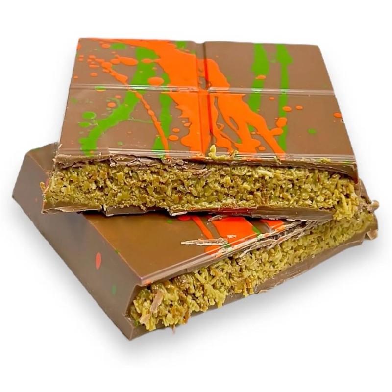 Dubai Chocolate Pistachio and Gourmet Kataifi Dessert with Belgian Chocolate