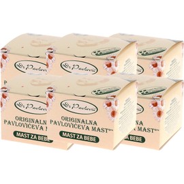 Original Dr. Pavlovic Baby Cream - Originalna Pavlovićeva Mast Nappy Rash Treatment, Moisturising Dry Skin, Baby Skin Care Ointment with Chamomile 100 ml (6)
