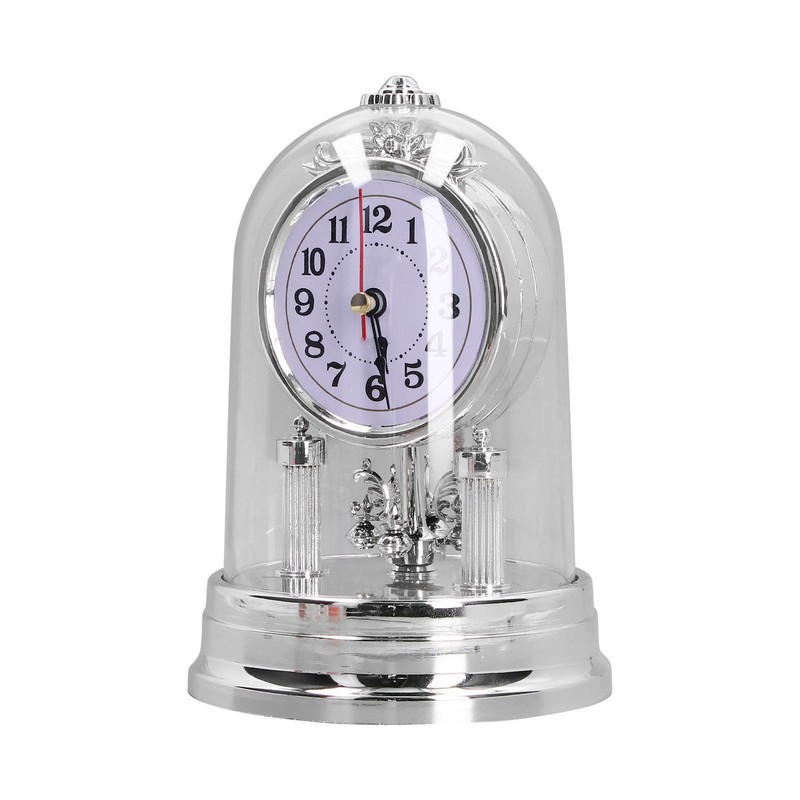 Desk Clock European Style Quiet Environment Internal Rotation Home Decoration