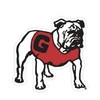 UGA Georgia Bulldogs Large 12" Standing Dawg Magnet
