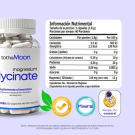 Glicinato de Magnesio y Citrato de Potasio 120cp  Magnesium Glycinate  Potassium Citrate Supplement                                                   