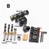 3in1 Woodworking Holes Drilling Locator Aluminum Alloy Punch Positioner Woodpiece