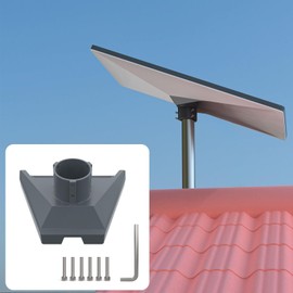 TIUIHU Starlink Gen 3 Bracket, Starlink Pipe Adapter, Starlink Pipe Holder, Starlink Pole Mount Gen 3, for 1-2.1 Inch Starlink Gen 3 Pipe Adapter