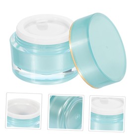Minkissy 4sets Acrylic Travel Jars Leakproof Small Travel Containers Empty Jars for Makeup Eye Face Multipurpose Portable Toiletries Container Set 6pcs*4