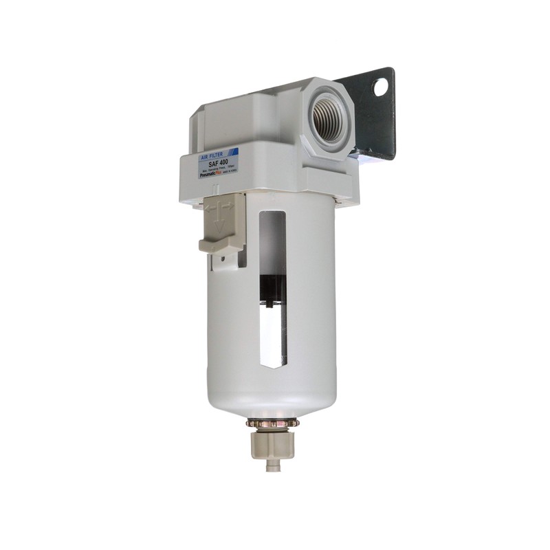 PneumaticPlus SAF400-N04B Compressed Air Particulate Filter 1/2" NPT, 10 Micron