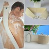 Exfoliating Loofah Back Scrubber - Natural Loofah Pad Shower Body