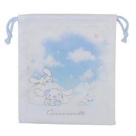 Cinnamoroll [Drawstring Bag] Gusseted Drawstring Bag / New Entrance Sanrio