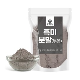 Oh Herb Roasted black sesame powder, black sesame powder, 500g black sesame powder / 볶은 검정깨가루 흑임자가루 500g 검은깨가루
