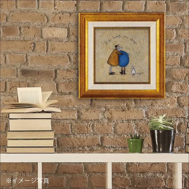 Upower Sam Toft Gel-Finished Art Frame, "I Love You", One