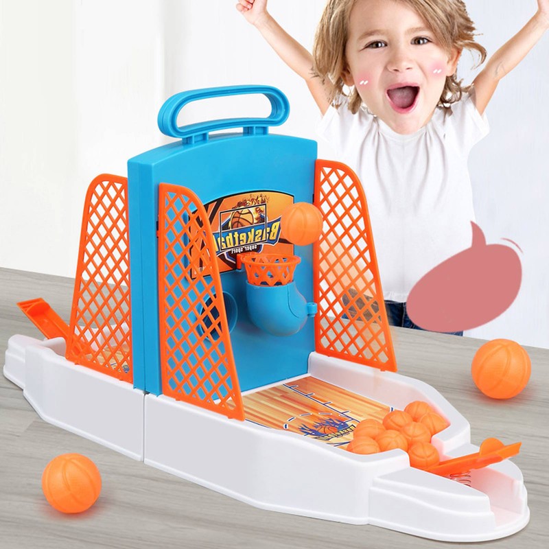 Tabletop Basketball Game Toy Finger Ejection Shooting Machine for Parent
