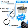 48 Pack 2 Shapes Winter Pool Cover Clips - Double
