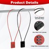 KATIMI 2 Pieces 3 Digit Cable Combination Padlock, Wire Rope