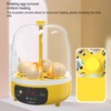4 Eggs Incubator Temperature Humidity Control Visual Low Noise Energy