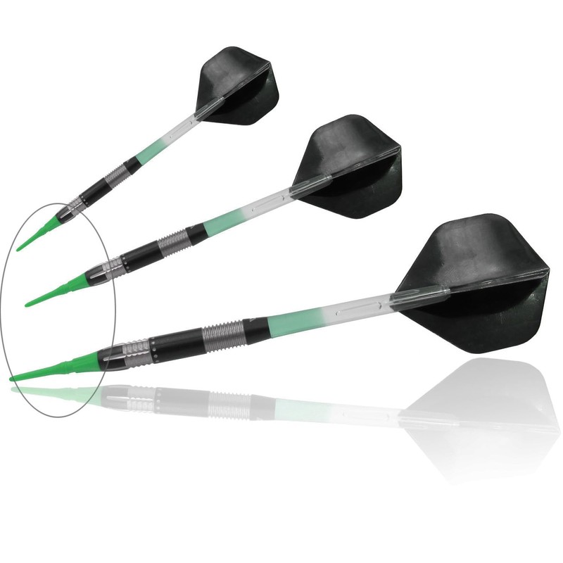 Lind Kitchen Green Soft Dart Heads Durable Plastic Rubber Heads
