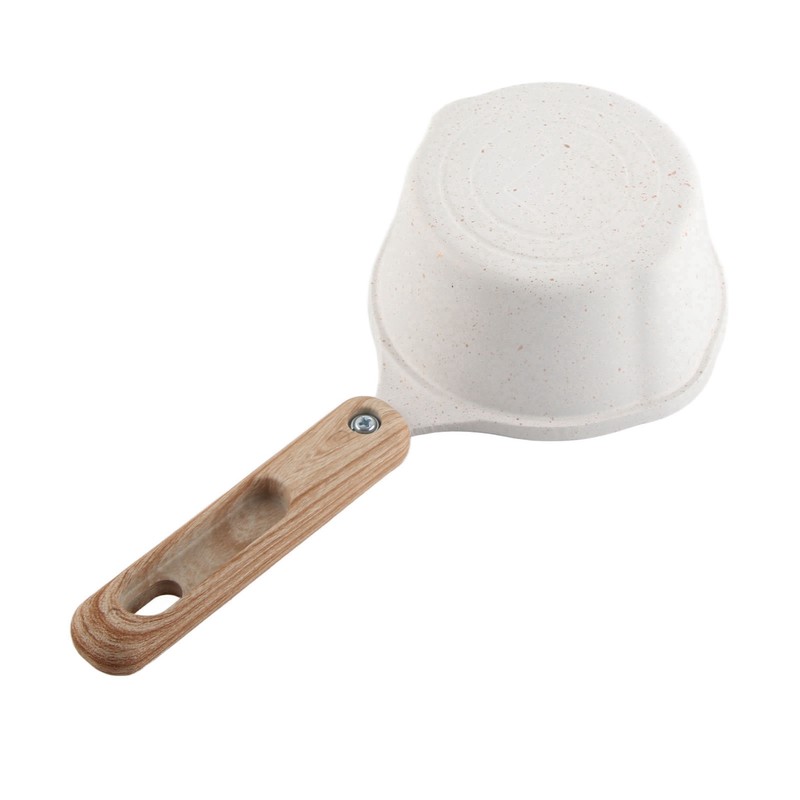 Nonstick Small Pot Small White Sauce Pan Flat Bottom Milk