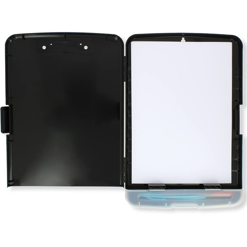 Grafoplás Plastic Clipboard with Clip A4 Pen and Sheet Organiser