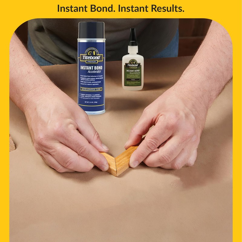 Brixwell QKTT-001 Titebond, Instant Bond, 2 oz. Thick (for bonding