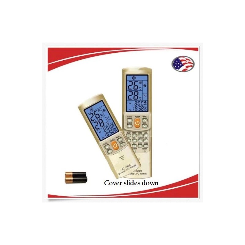 Universal AC Remote Compatible with Mcquay, Carrier, Gree, Sharp [Replacement]