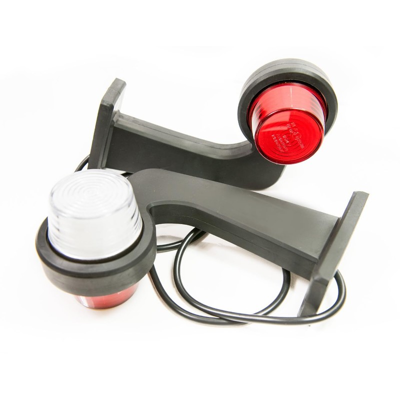 2 x LED Rubber Side Light 12 V 24 V