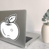 Large 210mm 'Apple' Permanent Sticker Decal for Cars/Windows/Bins/Walls etc (DW00092286)