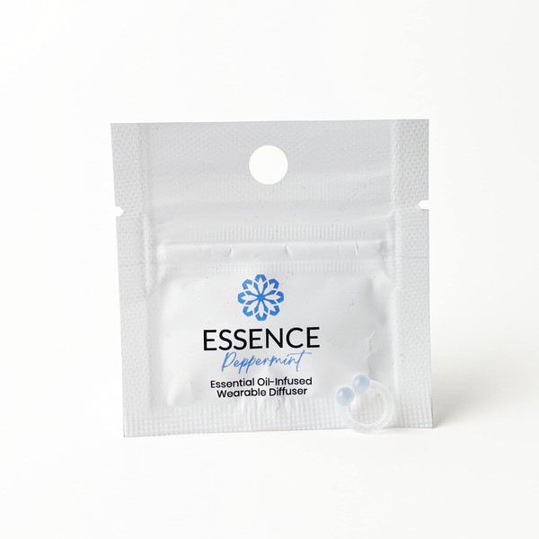 Essence Nasal Diffuser | Essential Oil Ring | Silicone Nose Inhaler (Peppermint)