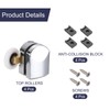 uxcell 4 Pcs Shower Door Rollers, 23mm Dia Copper Bathroom