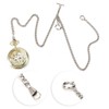 Ailgely Classic Antique Metal Chain Link Pocket Watch Vintage Retro