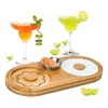 Daiilg Bamboo Barkeepers Salt Box Sugar Rimmer Cocktail Salt Shaker