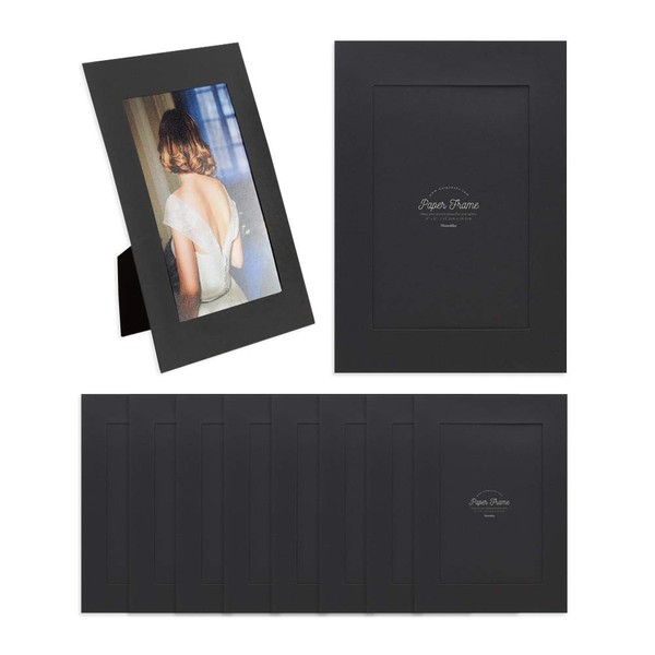 Monolike Standing Paper Frame 4x6 Black 10p 4x6Inch Size