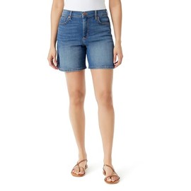 Gloria Vanderbilt Women's Amanda Basic Jean Short Standard, Castle Point Whiskers