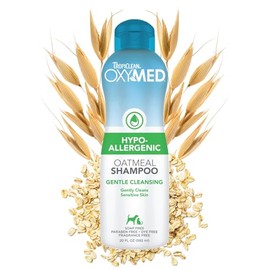 TropiClean OxyMed Hypoallergenic Pet Shampoo, 20-Ounce