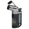 Rockwell Incline Triple Jet Butane Torch Cigar Lighter - Gunmetal