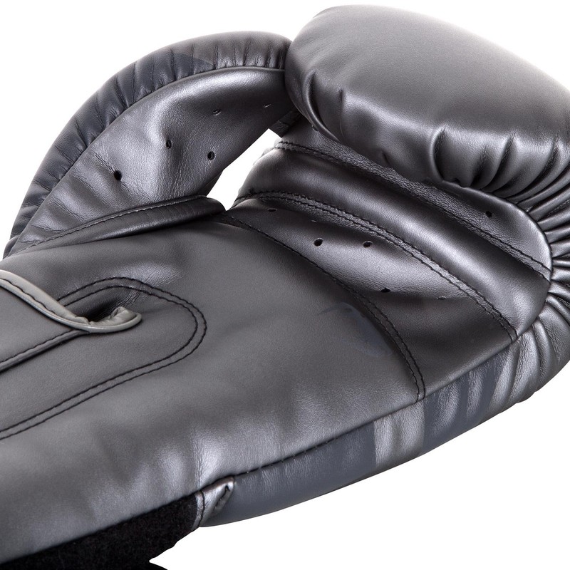 Venum Elite Boxing Gloves - Grey/Grey - 14 oz