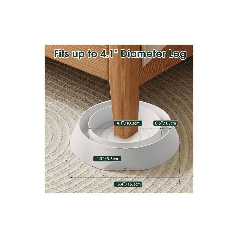 Bed Bug Trap, 8 Pack Bed Bug Interceptors for Bed