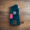Isaac Mizrahi Green Terry Velour Bling Tracksuit Hoodie Pet Dog