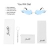JOVAKIT Gafas de sol Fire Flame para mujeres y hombres,