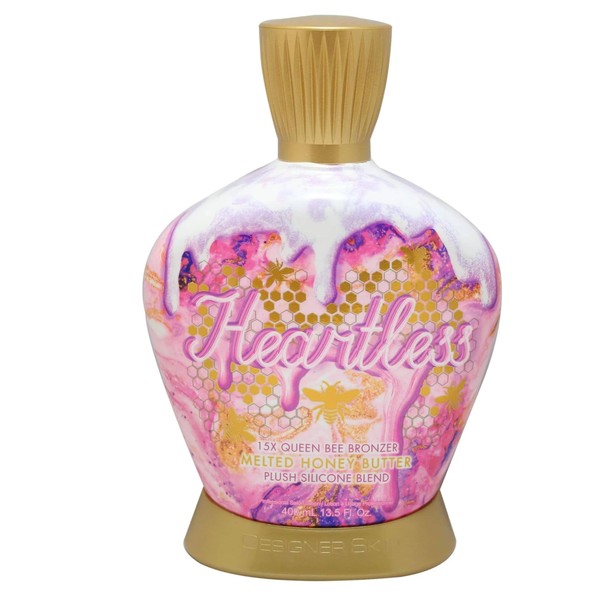 Heartless Tanning Lotion by Designer Skin 2019 Edition With 15X Queen Bee Bronzer###