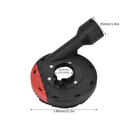 Cubierta de Polvo para Amoladora Angular, Cubierta de Polvo para Amoladora de Superficie Universal para Amoladora Angular Recoger Polvo de Molienda Cemento de Piedra de